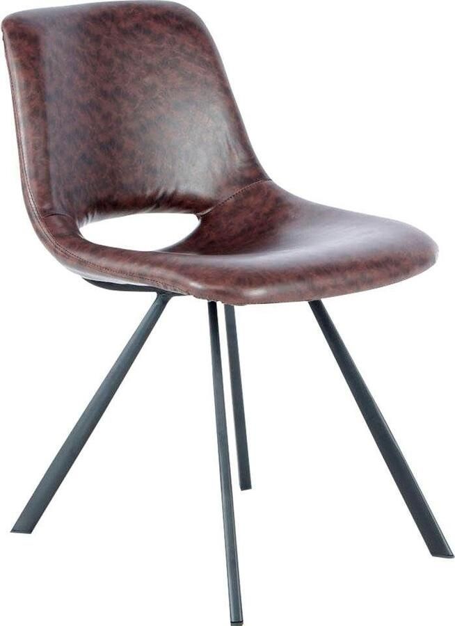Kayoom Stoel Josephine 325 2-delige set tijdloos ontwerp met geometrische uitsparing onderhoudsvriendelijk eenvoudig zachte bekleding voor een aangenaam zitgevoel (set 2 stuks) - Foto 5