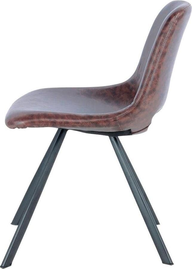 Kayoom Stoel Josephine 325 2-delige set tijdloos ontwerp met geometrische uitsparing onderhoudsvriendelijk eenvoudig zachte bekleding voor een aangenaam zitgevoel (set 2 stuks) - Foto 6