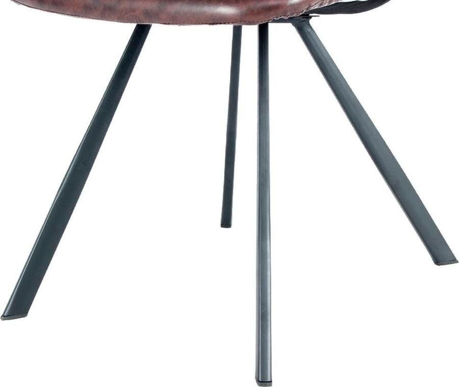 Kayoom Stoel Josephine 325 2-delige set tijdloos ontwerp met geometrische uitsparing onderhoudsvriendelijk eenvoudig zachte bekleding voor een aangenaam zitgevoel (set 2 stuks) - Foto 3