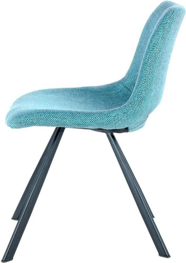Kayoom Stoel Josephine 325 2-delige set tijdloos ontwerp met geometrische uitsparing onderhoudsvriendelijk eenvoudig zachte bekleding voor een aangenaam zitgevoel (set 2 stuks) - Foto 4
