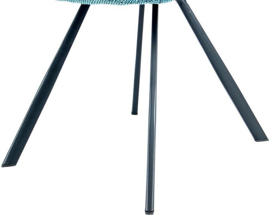 Kayoom Stoel Josephine 325 2-delige set tijdloos ontwerp met geometrische uitsparing onderhoudsvriendelijk eenvoudig zachte bekleding voor een aangenaam zitgevoel (set 2 stuks) - Foto 2