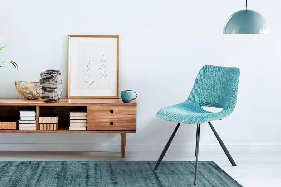 Kayoom Stoel Josephine 325 2-delige set tijdloos ontwerp met geometrische uitsparing onderhoudsvriendelijk eenvoudig zachte bekleding voor een aangenaam zitgevoel (set 2 stuks) - Foto 7