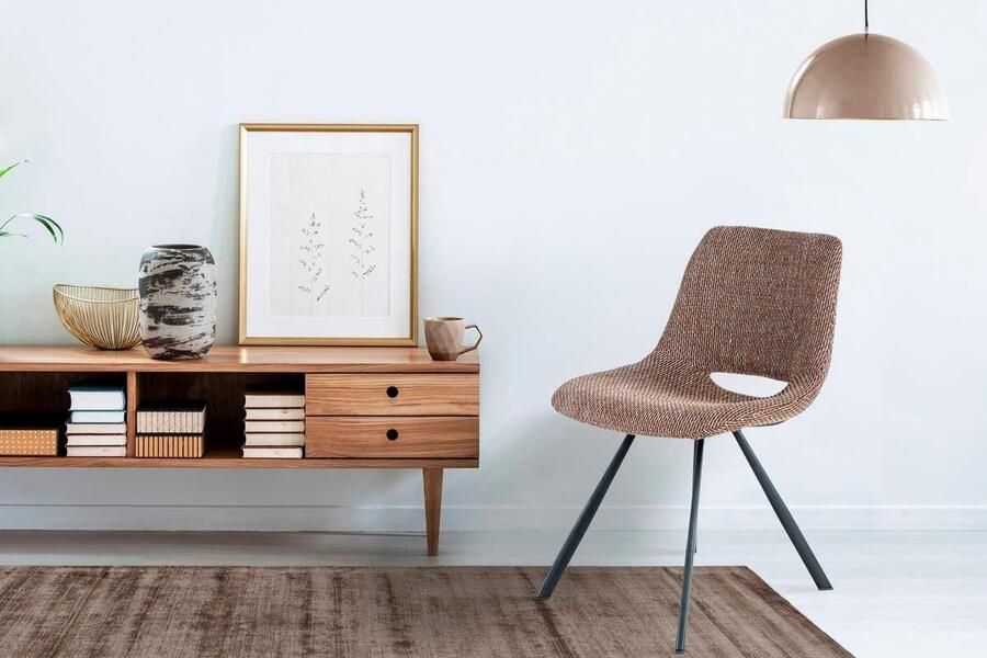Kayoom Stoel Josephine 325 2-delige set tijdloos ontwerp met geometrische uitsparing onderhoudsvriendelijk eenvoudig zachte bekleding voor een aangenaam zitgevoel (set 2 stuks) - Foto 7