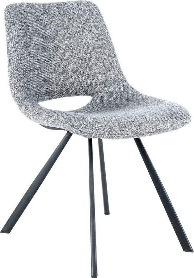 Kayoom Stoel Josephine 325 2-delige set tijdloos ontwerp met geometrische uitsparing onderhoudsvriendelijk eenvoudig zachte bekleding voor een aangenaam zitgevoel (set 2 stuks) - Foto 5