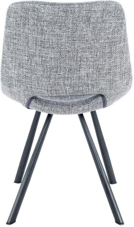 Kayoom Stoel Josephine 325 2-delige set tijdloos ontwerp met geometrische uitsparing onderhoudsvriendelijk eenvoudig zachte bekleding voor een aangenaam zitgevoel (set 2 stuks) - Foto 8