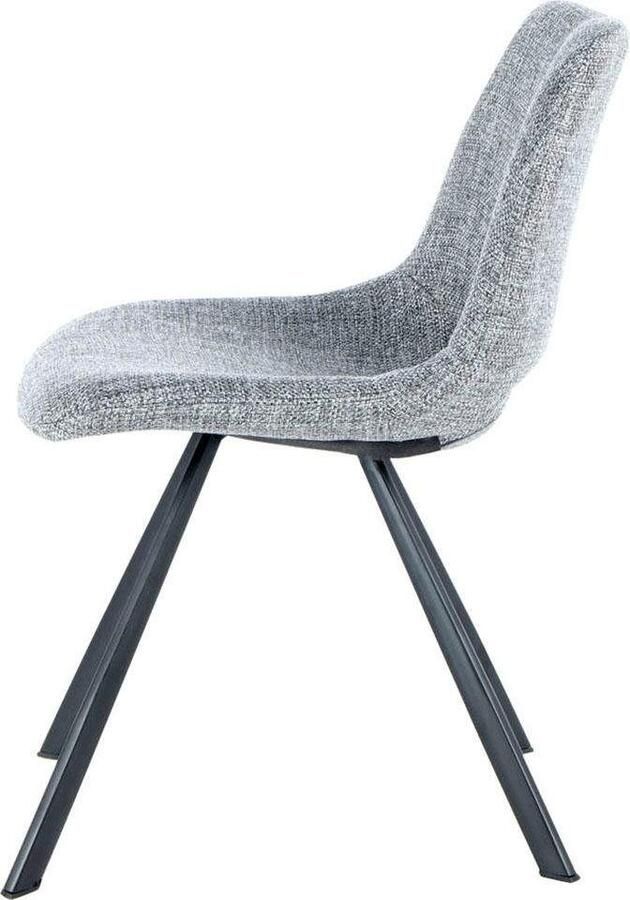 Kayoom Stoel Josephine 325 2-delige set tijdloos ontwerp met geometrische uitsparing onderhoudsvriendelijk eenvoudig zachte bekleding voor een aangenaam zitgevoel (set 2 stuks) - Foto 4