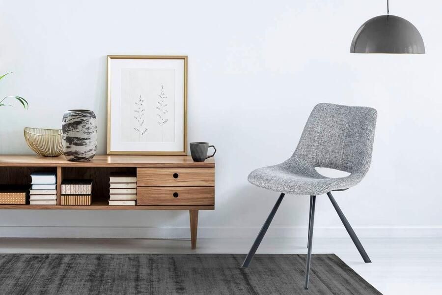 Kayoom Stoel Josephine 325 2-delige set tijdloos ontwerp met geometrische uitsparing onderhoudsvriendelijk eenvoudig zachte bekleding voor een aangenaam zitgevoel (set 2 stuks) - Foto 7