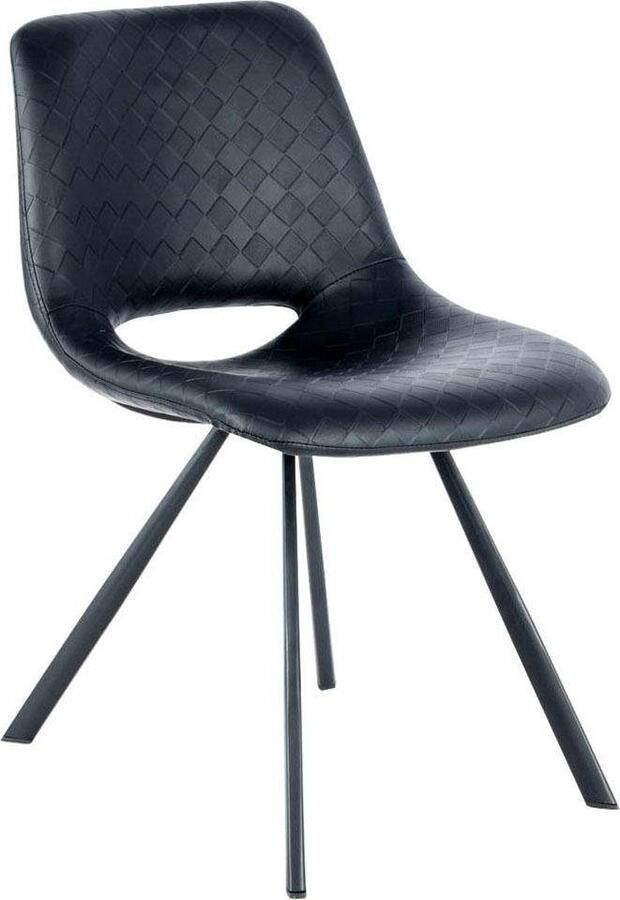 Kayoom Stoel Josephine 325 2-delige set tijdloos ontwerp met geometrische uitsparing onderhoudsvriendelijk eenvoudig zachte bekleding voor een aangenaam zitgevoel (set 2 stuks) - Foto 6
