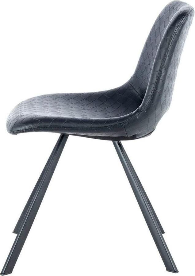 Kayoom Stoel Josephine 325 2-delige set tijdloos ontwerp met geometrische uitsparing onderhoudsvriendelijk eenvoudig zachte bekleding voor een aangenaam zitgevoel (set 2 stuks) - Foto 4
