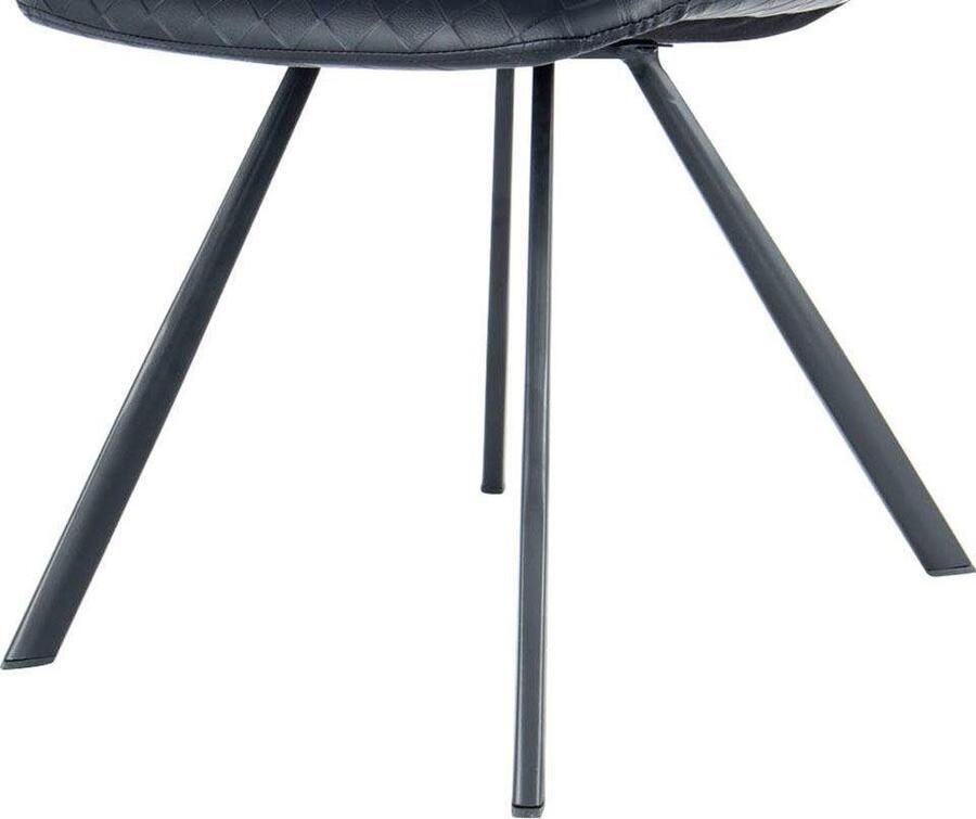 Kayoom Stoel Josephine 325 2-delige set tijdloos ontwerp met geometrische uitsparing onderhoudsvriendelijk eenvoudig zachte bekleding voor een aangenaam zitgevoel (set 2 stuks) - Foto 3