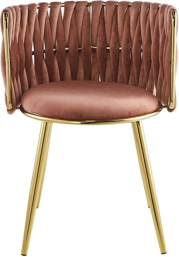 Kayoom Stoel Melly 125 2-delige set geweldig ontwerp van de rugleuning ronde zitting (set 2 stuks) - Foto 4