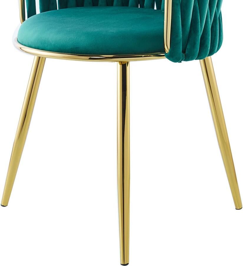 Kayoom Stoel Melly 125 2-delige set geweldig ontwerp van de rugleuning ronde zitting (set 2 stuks) - Foto 2