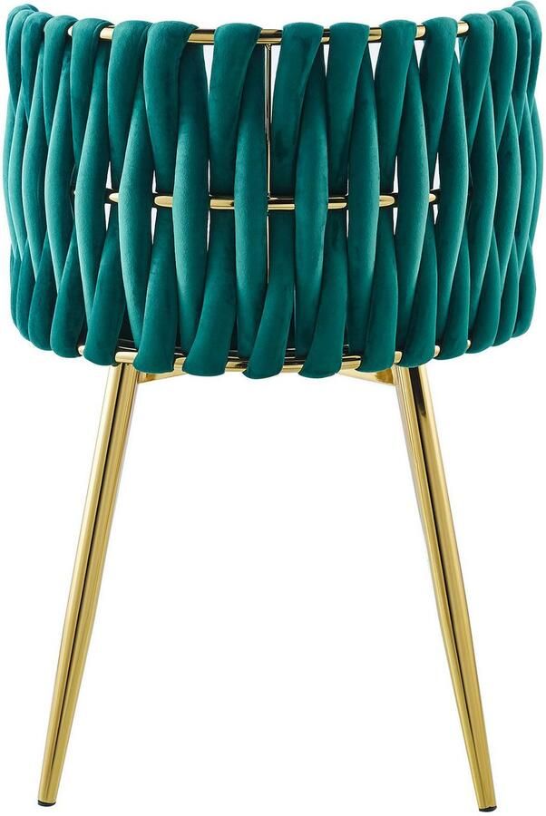 Kayoom Stoel Melly 125 2-delige set geweldig ontwerp van de rugleuning ronde zitting (set 2 stuks) - Foto 6