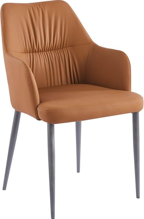 Hearthome & Living Set 2 eetkamerstoelen Merit Camel 64x55x88cm (LxBxH) Draagvermogen 150KG - Foto 6