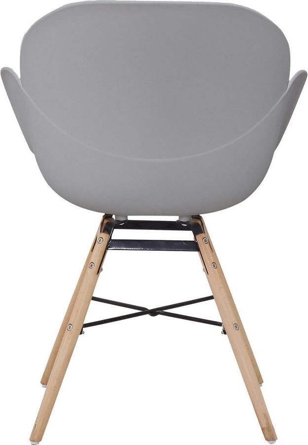 Kayoom Stoel met 4 poten Stoel Amalia 110 2-delige set praktisch set comfortabele kunststofstoel (set 2 stuks) - Foto 4