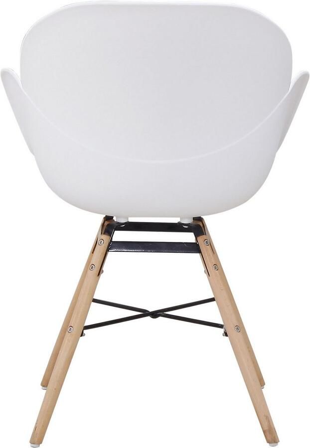 Kayoom Stoel met 4 poten Stoel Amalia 110 2-delige set praktisch set comfortabele kunststofstoel (set 2 stuks) - Foto 3