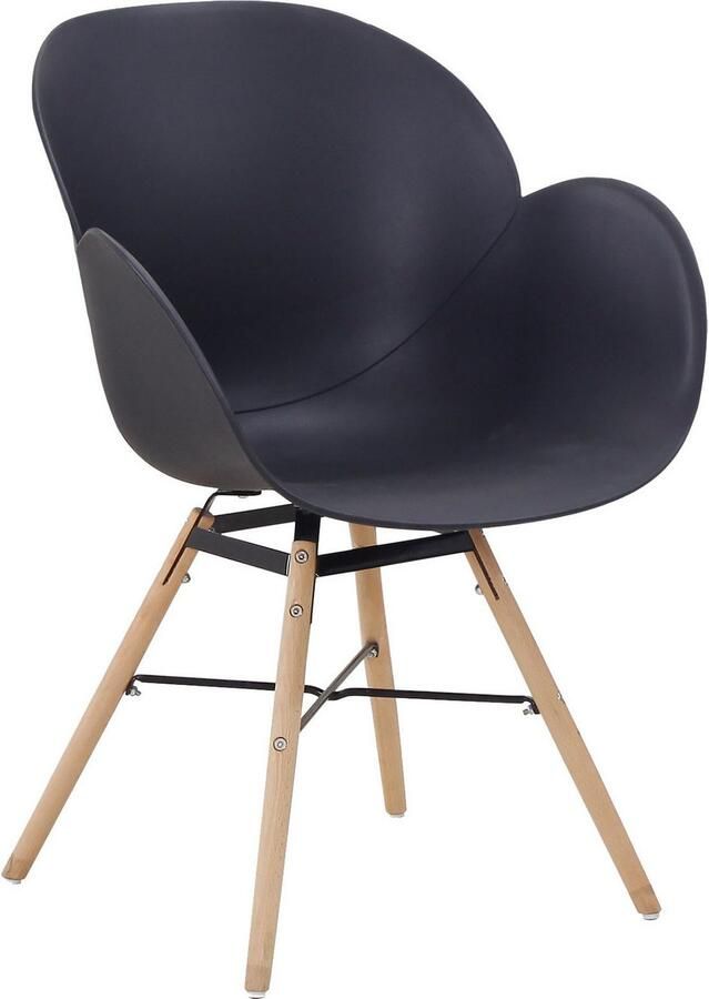 Kayoom Stoel met 4 poten Stoel Amalia 110 2-delige set praktisch set comfortabele kunststofstoel (set 2 stuks) - Foto 3