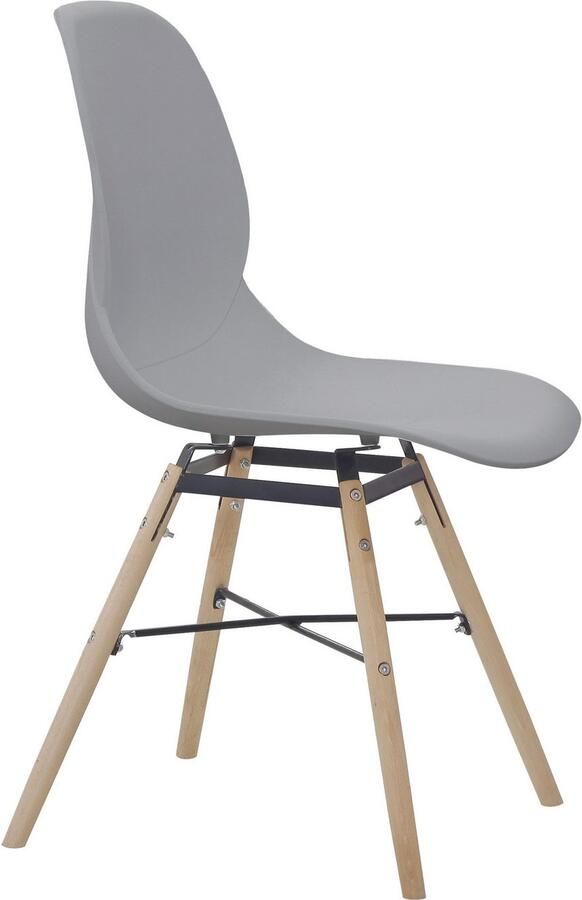 Kayoom Stoel met 4 poten Stoel Amy 110 2-delige set praktisch set comfortabele kunststofstoel (set 2 stuks) - Foto 4