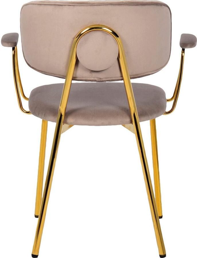 Kayoom Stoel met 4 poten Stoel Kian 225 2-delige set frame van RVS rugkussen (set 2 stuks) - Foto 3