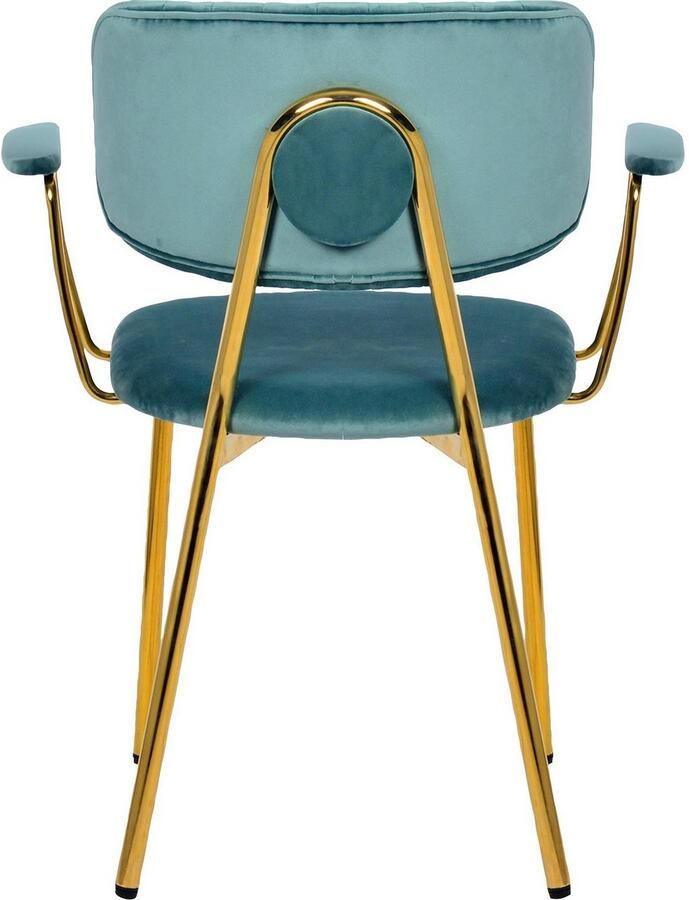 Kayoom Stoel met 4 poten Stoel Kian 225 2-delige set frame van RVS rugkussen (set 2 stuks) - Foto 2