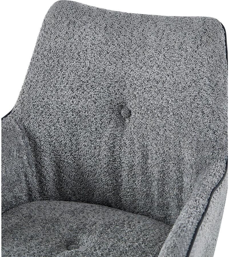 Kayoom Stoel met armleuningen Stoel Allie 125 met armleuning 180° draaibaar met terughaalfunctie 180° draaibaar met automatische terugrolfunctie eenvoudig opstaan met armleuning (1 stuk)