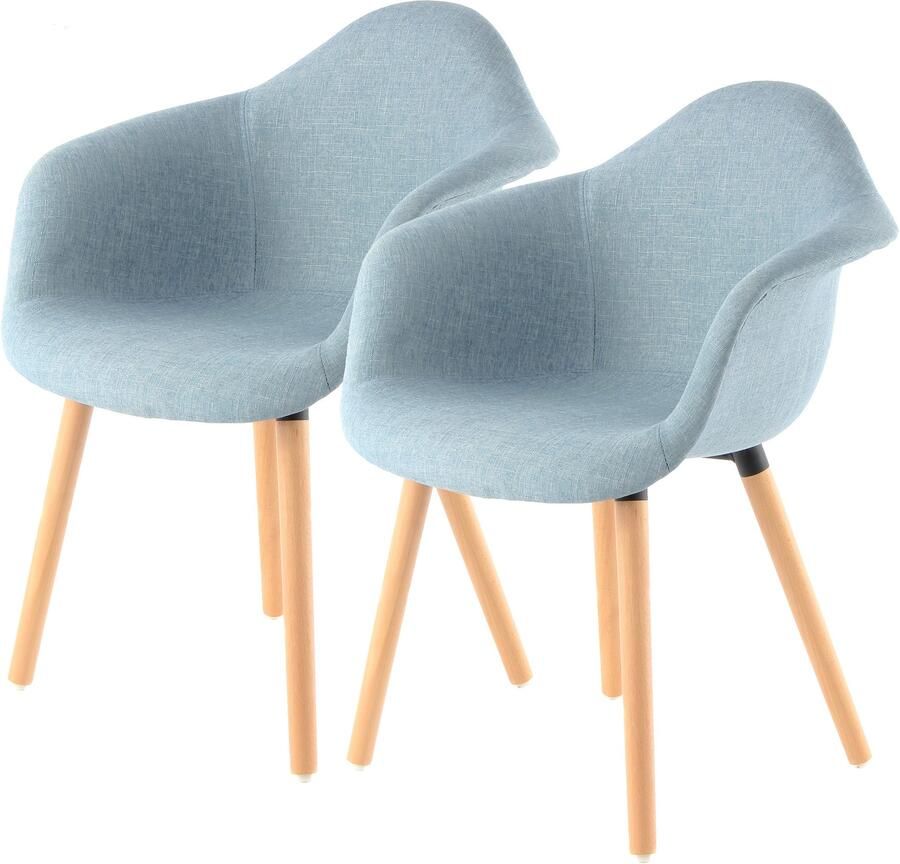 Kayoom Stoel Winston 325 2-delige set zachte zitting van schuim (set 2 stuks) - Foto 10