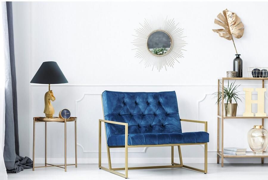 Kayoom Tafellamp Bishop 125 met decoratieve schaakpaardvoet van metaal met stoffen kap (1 stuk) - Foto 2