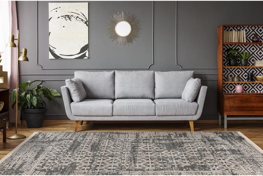 Kayoom Vloerkleed Adela 325 ca. 575.000 punten qm vintage look hoogwaardig - Foto 2