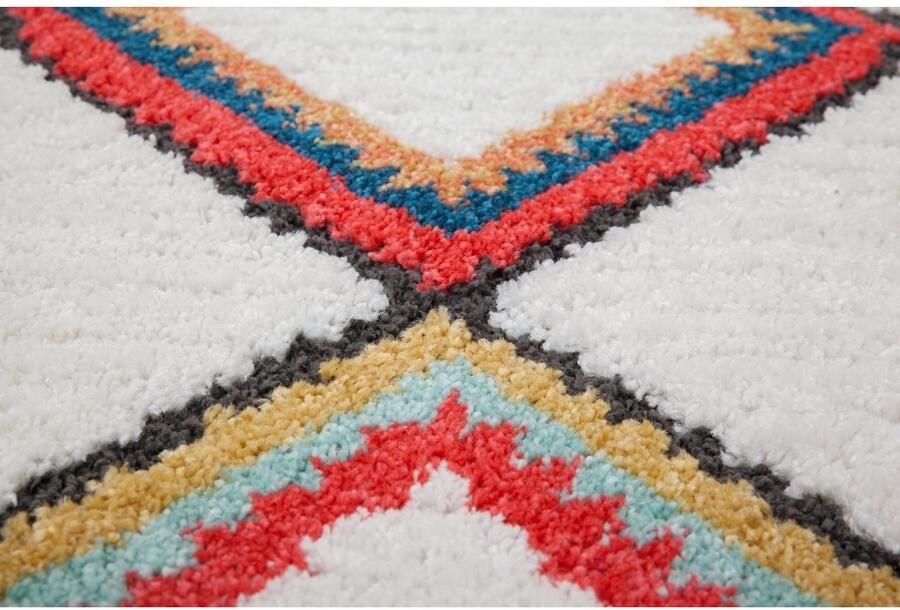 Kayoom Vloerkleed Agadir 210 trendy etno-stijl zoals met de hand geschilderde patronen met franjes - Foto 2