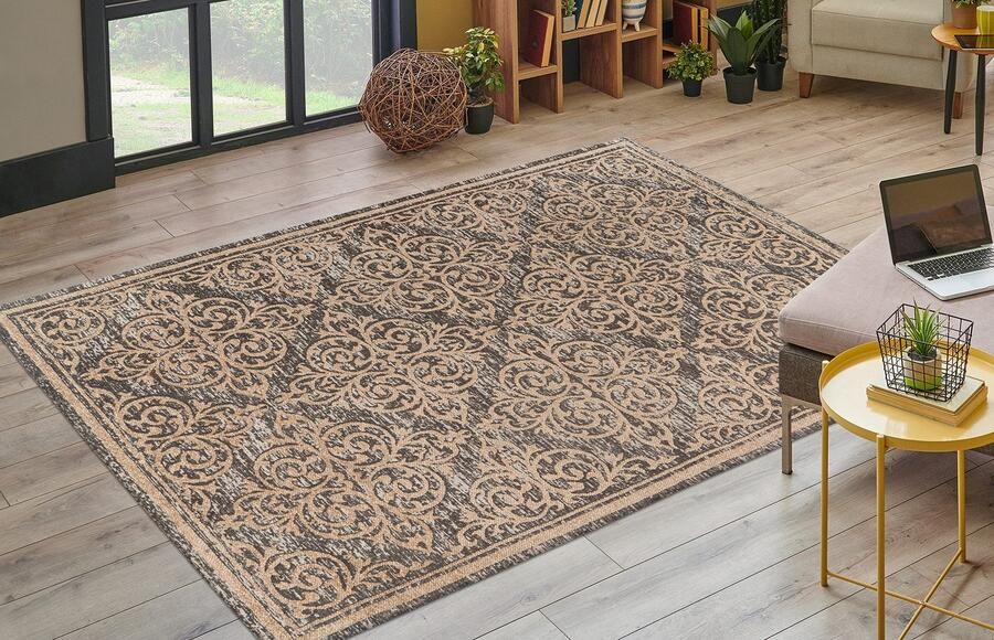 Kayoom Vloerkleed Davis 125 elegant ontwerp onderhoudsvriendelijk neutrale kleuren - Foto 4