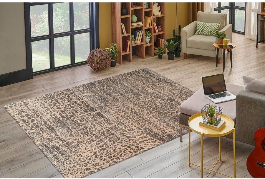 Kayoom Vloerkleed Davis 325 elegant ontwerp onderhoudsvriendelijk neutrale kleuren