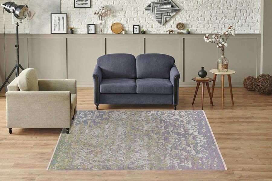 Kayoom Vloerkleed Dilan 300 zacht kortpolig vintage look woonkamer - Foto 2