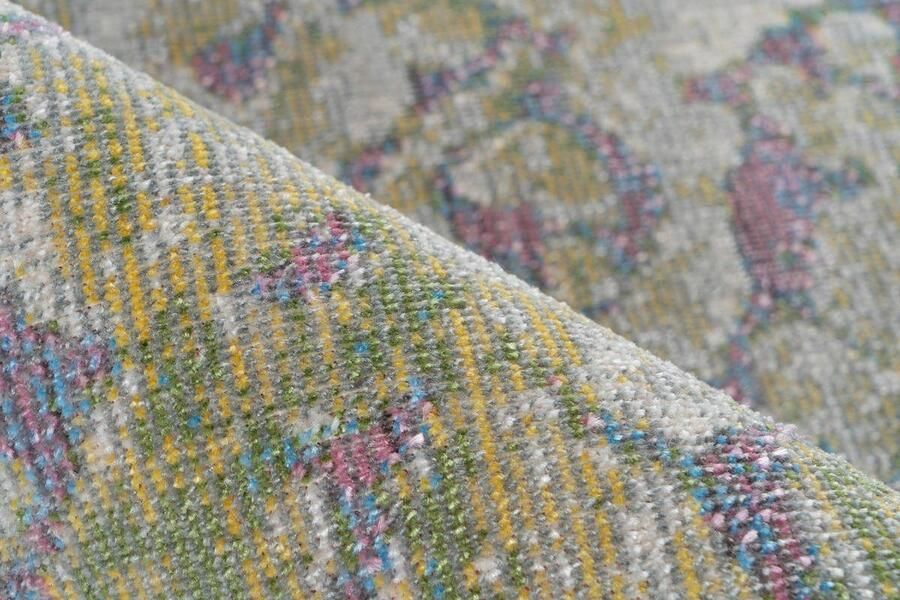 Kayoom Vloerkleed Dilan 300 zacht kortpolig vintage look woonkamer - Foto 4