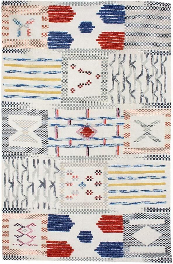 PremiumX Kayoom Wollen vloerkleed met prachtig patroon en geweldige kleur 200 x 290 Ivory - Foto 3