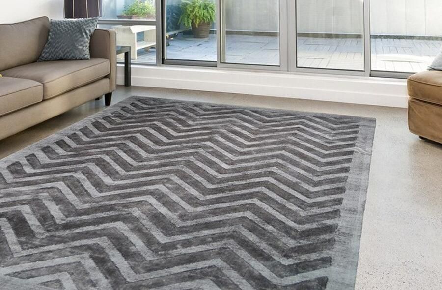 Calo-deluxe Vloerkleed Viteox 410 Viscose korte pool woonkamer - Foto 7