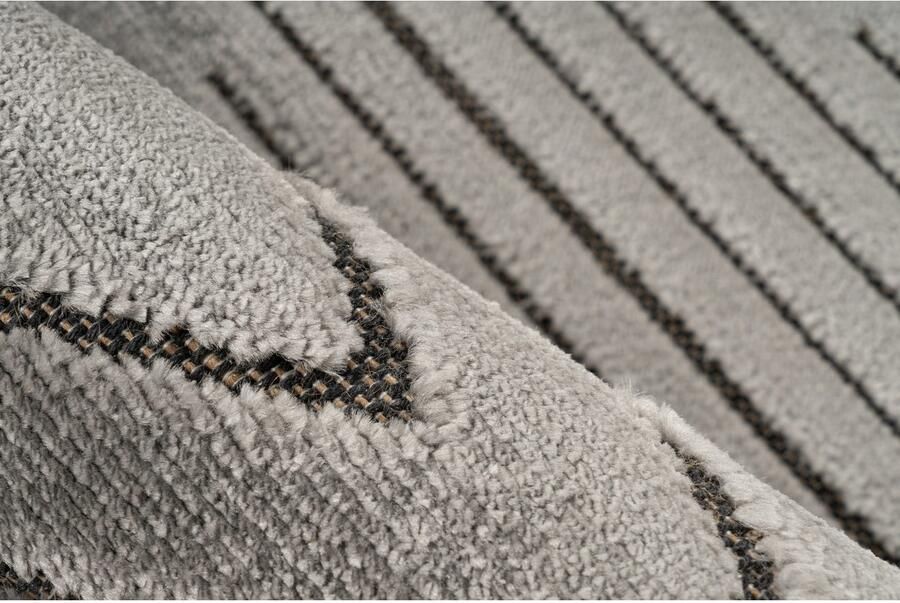 Kayoom Vloerkleed Madlen 125 252.000 punten qm uni-kleur neutraal design - Foto 3