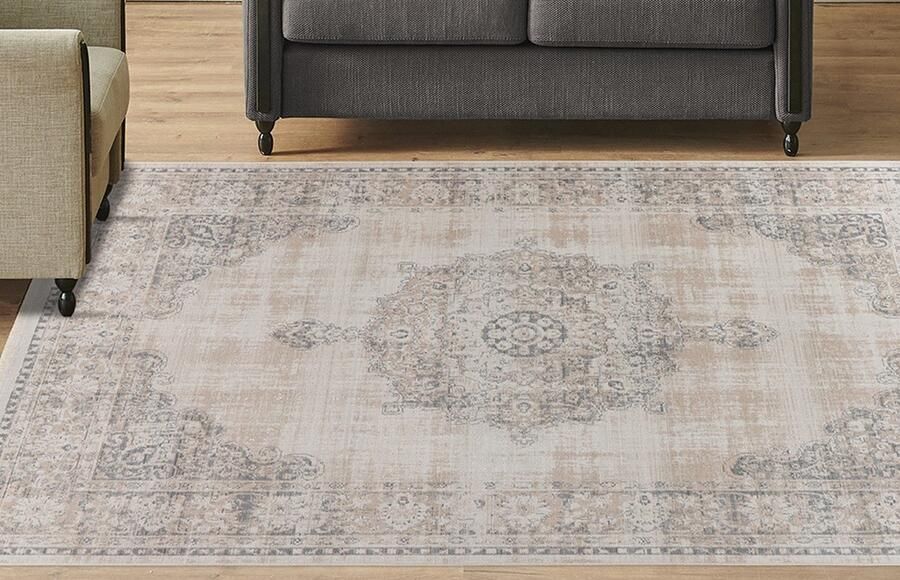 Kayoom Vloerkleed Milan 125 ca. 436.800 punten qm kortpolig tapijt zachte feel hoogwaardig - Foto 4