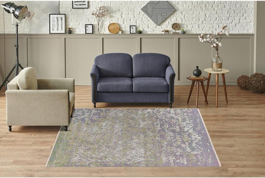 Kayoom Vloerkleed Milan 325 ca. 436.800 punten qm kortpolig tapijt zachte feel hoogwaardig - Foto 2