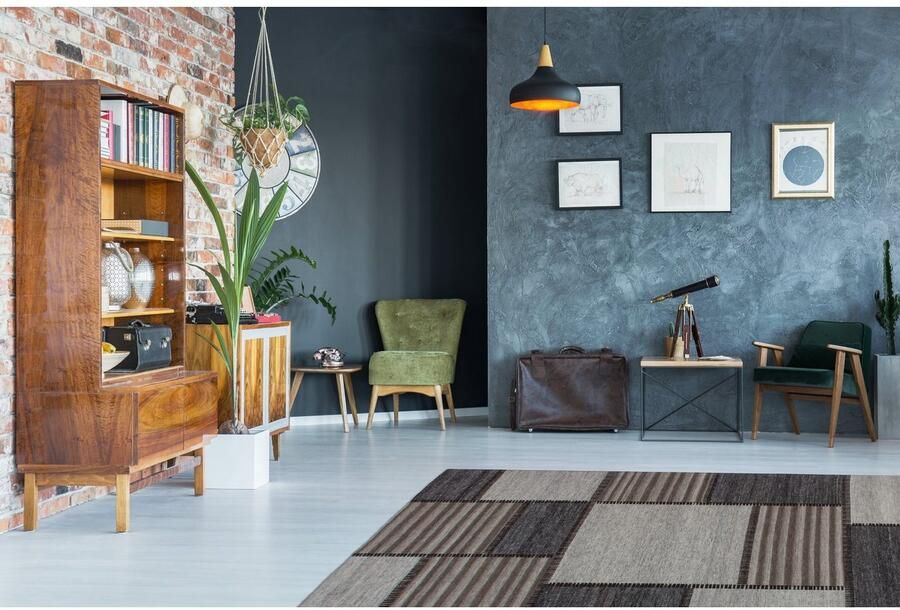 Kayoom Vloerkleed Phoenix 112 Subtiele jacquard-tapijt vlakpolig van onderhoudsvriendelijke materialen - Foto 5