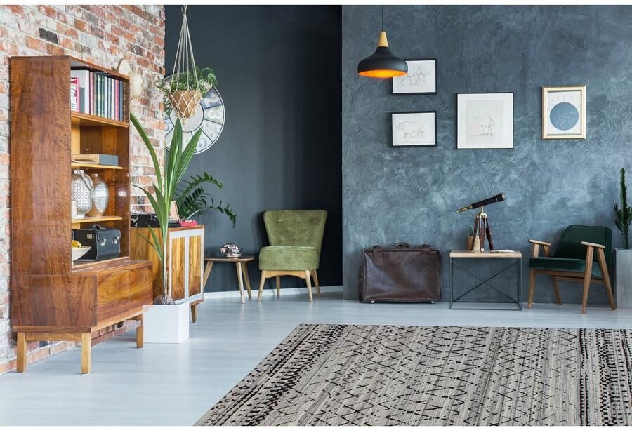 Kayoom Vloerkleed Phoenix 113 Subtiele jacquard-tapijt vlakpolig van onderhoudsvriendelijke materialen - Foto 5