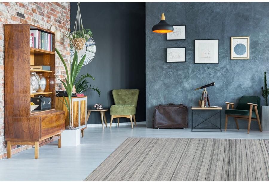 Kayoom Vloerkleed Phoenix 210 Subtiele jacquard-tapijt vlakpolig van onderhoudsvriendelijke materialen - Foto 4