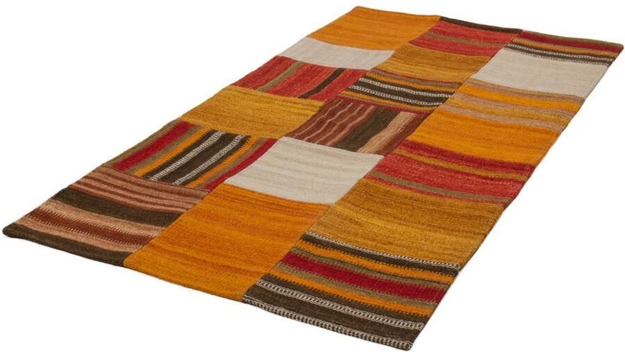 Kayoom Vloerkleed Radical 210 Handgeweven jacquard-kilim hoogwaardige materiaalcombinatie - Foto 5