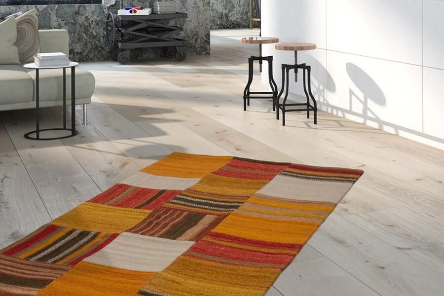 Kayoom Vloerkleed Radical 210 Handgeweven jacquard-kilim hoogwaardige materiaalcombinatie - Foto 4