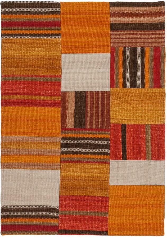 Kayoom Vloerkleed Radical 210 Handgeweven jacquard-kilim hoogwaardige materiaalcombinatie - Foto 2