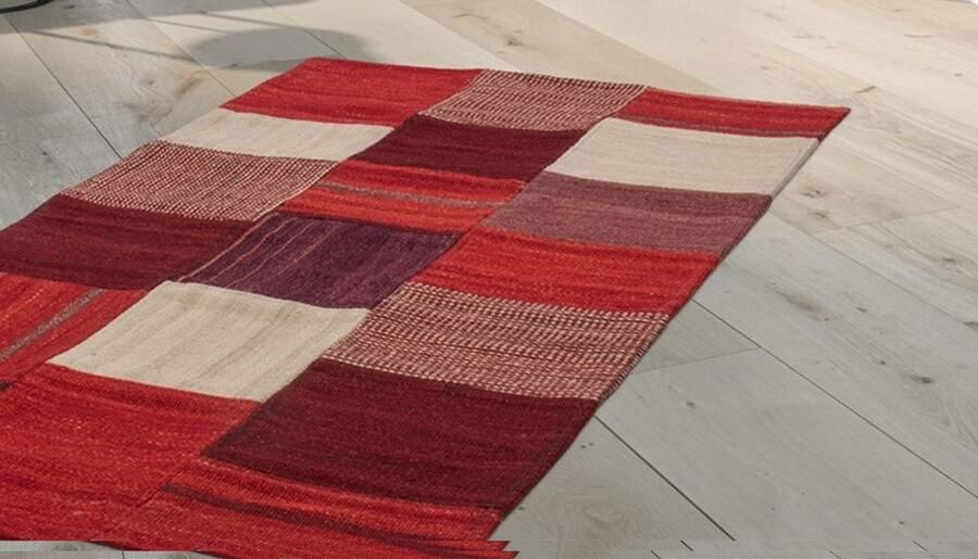 Kayoom Vloerkleed Radical 230 Handgeweven jacquard-kilim hoogwaardige materiaalcombinatie - Foto 5