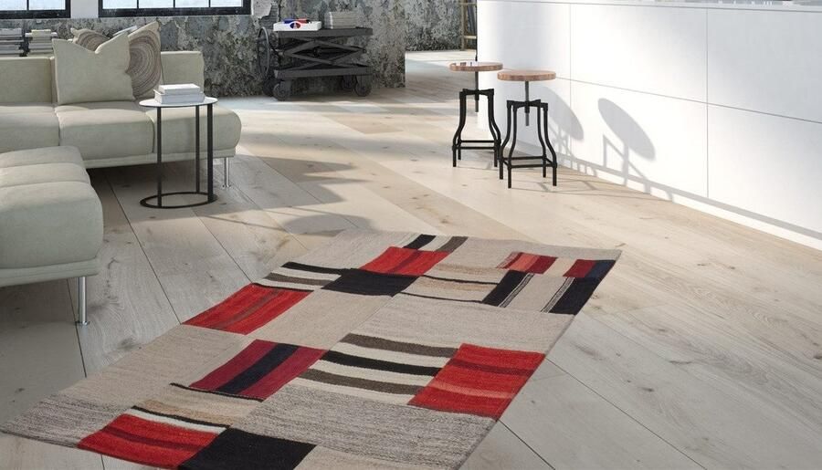 Kayoom Vloerkleed Radical 240 Handgeweven jacquard-kilim hoogwaardige materiaalcombinatie - Foto 6