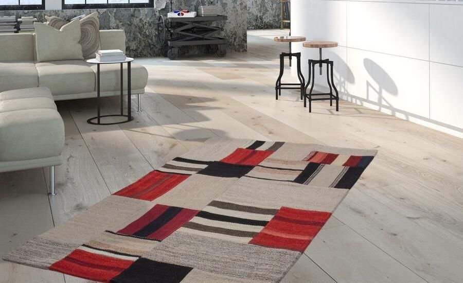 Kayoom Vloerkleed Radical 240 Handgeweven jacquard-kilim hoogwaardige materiaalcombinatie - Foto 5