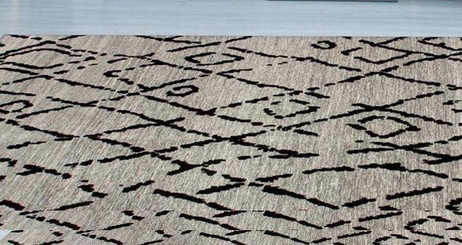 Kayoom Vloerkleed River 110 Jacquard retro- en vintage-ontwerp katoen achterkant - Foto 3