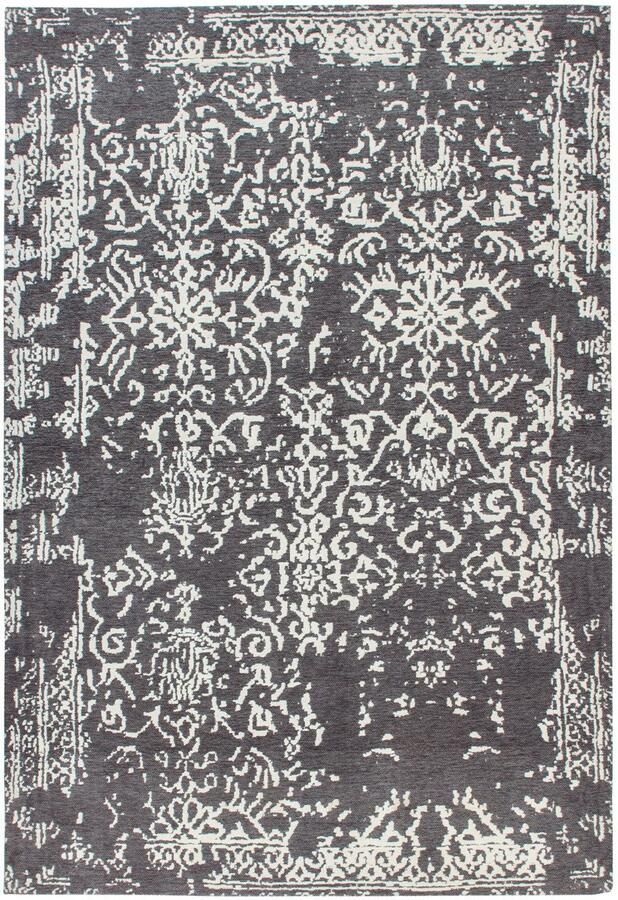 Kayoom Vloerkleed River 130 Jacquard retro- en vintage-ontwerp katoen achterkant