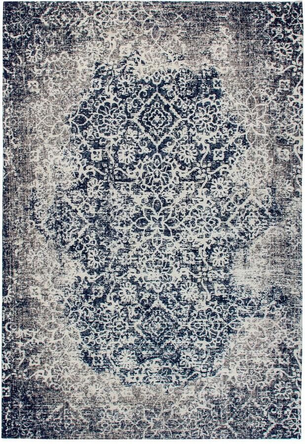 Kayoom Vloerkleed River 140 Jacquard retro- en vintage-ontwerp katoen achterkant - Foto 5